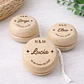 Yoyos grabados para boda - Miniatura 1