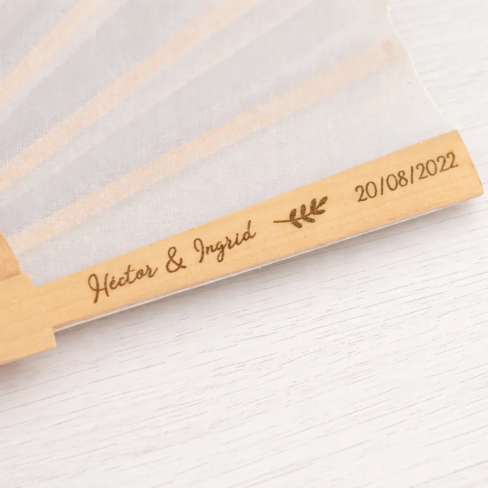 Abanicos personalizados para Bodas 3