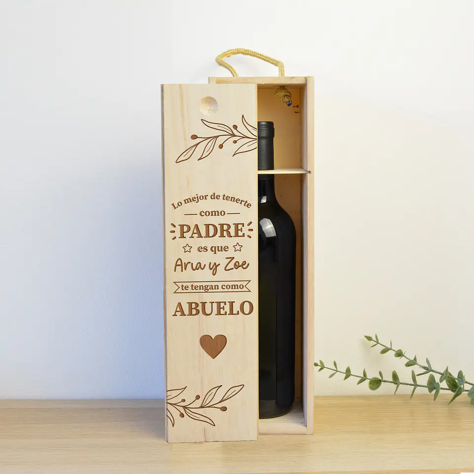 Caja de vino para el mejor Abuelo 1