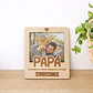 Portafotos con imán en forma de polaroid para Papá - Miniatura 1