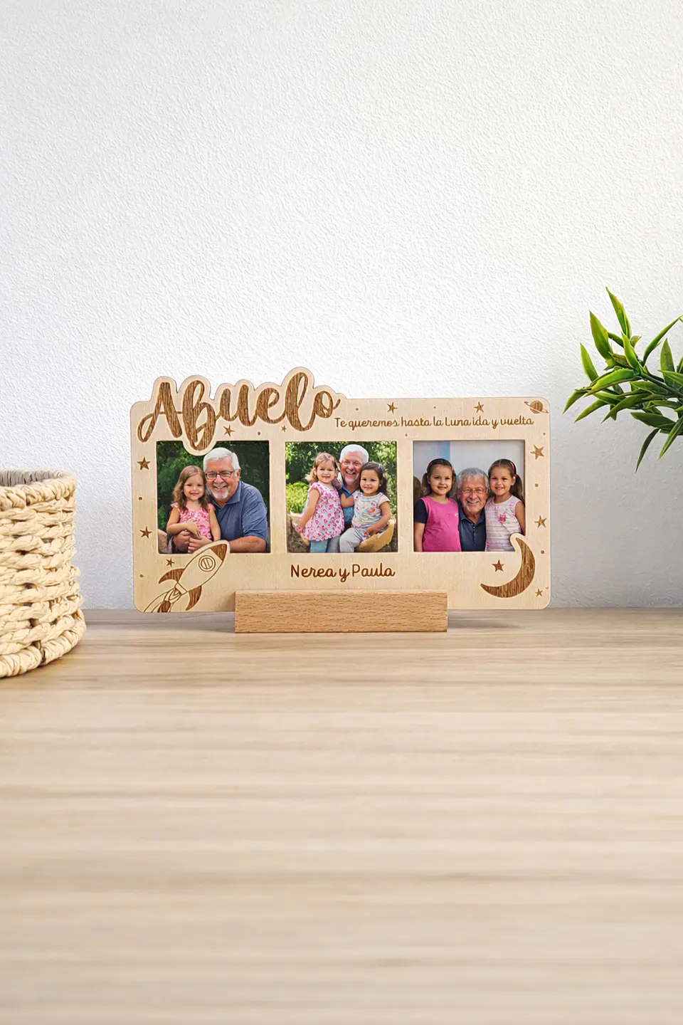 Marco de 3 fotos tematizado para Papá 2