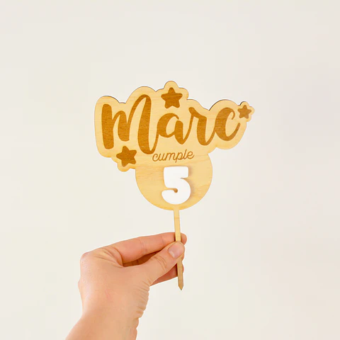 Topper cumpleaños intercambiable