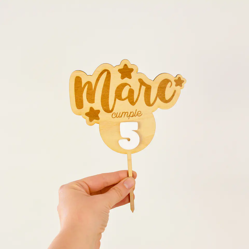 Topper cumpleaños intercambiable 1