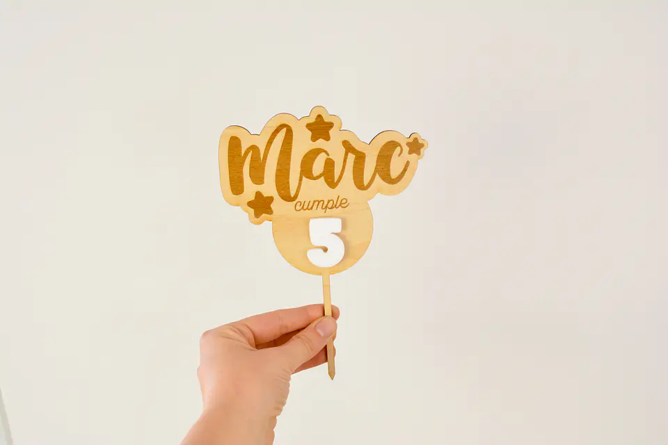 Topper cumpleaños intercambiable 4