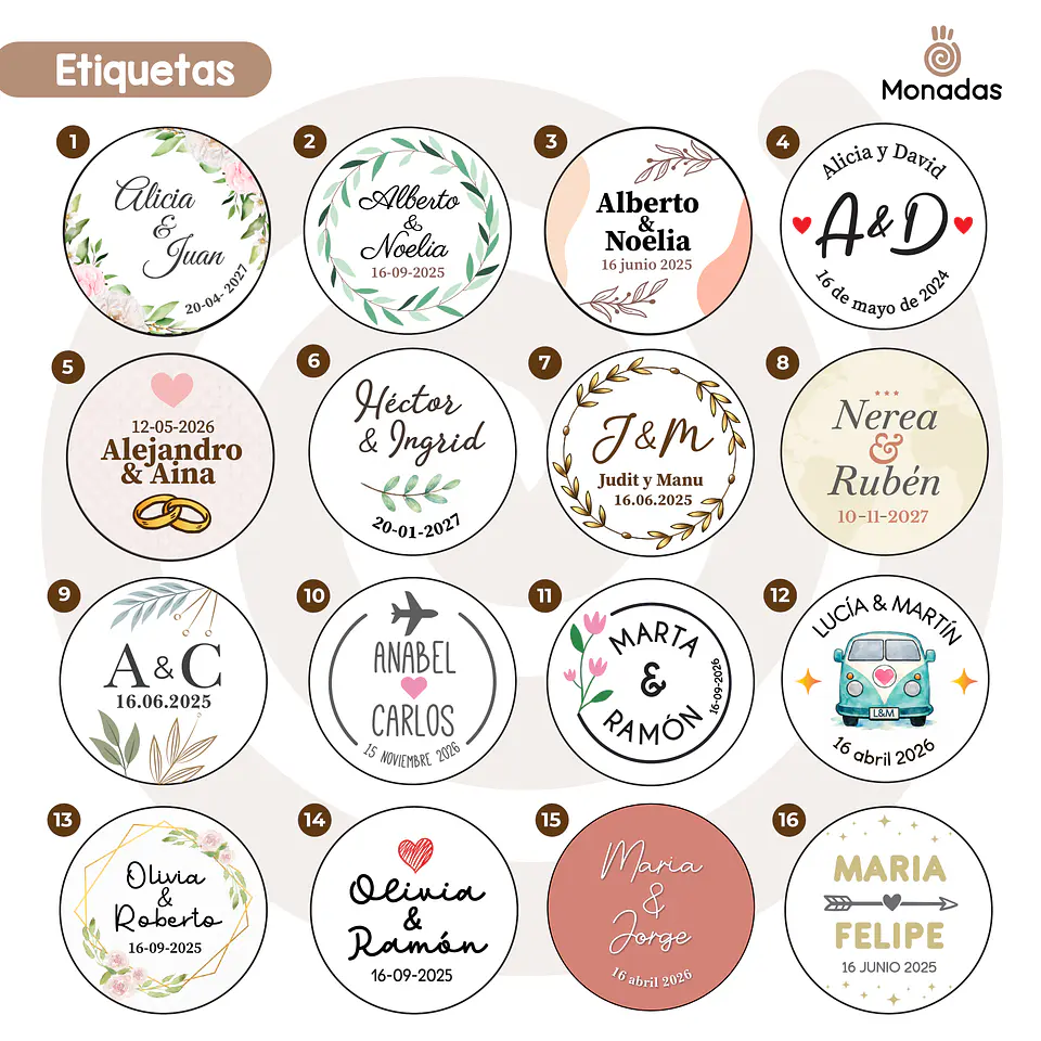 Vela en lata metálica para boda 4