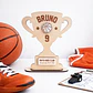 Trofeo deportivo infantil personalizado – Fútbol o Baloncesto - Miniatura 2