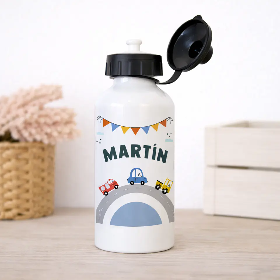 Botella personalizada con dibujo para el cole  3