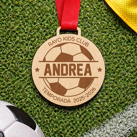 Medalla de Fútbol personalizada