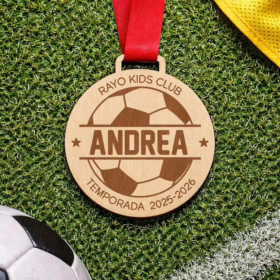 Medalla de Fútbol personalizada 1