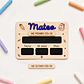 Pizarra mi primer día de cole - Nombre en metacrilato de color - Miniatura 5