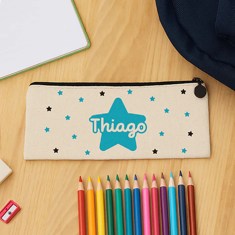 Estuche personalizado con inicial o estrella para eventos