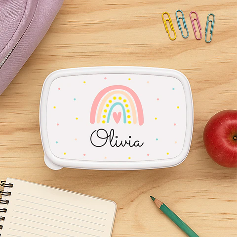Tupper personalizado con dibujo para el cole