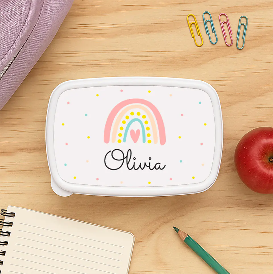 Tupper personalizado con dibujo para el cole 2