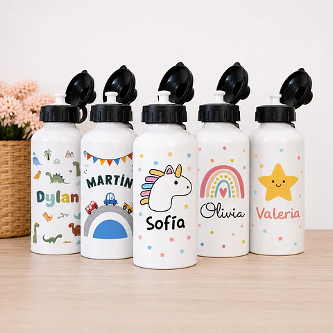 Botellas personalizadas con dibujo para graduaciones 