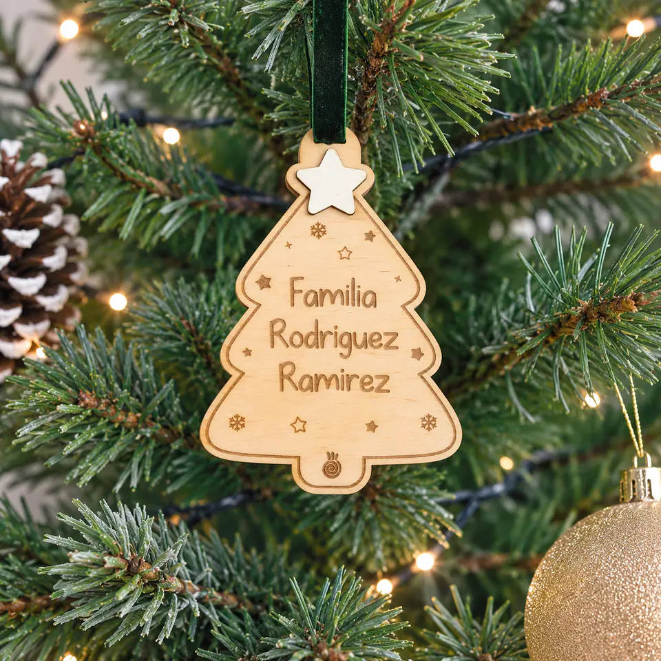 Adorno de Navidad en forma de árbol 1