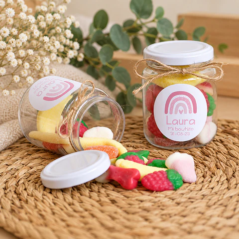 Tarro de chuches personalizado