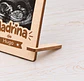 Caja petición padrino o madrina con portafotos de madera grabado personalizado - Miniatura 5