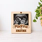 Caja petición padrino o madrina con portafotos de madera grabado personalizado - Miniatura 3