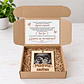 Caja petición padrino o madrina con portafotos de madera grabado personalizado - Miniatura 2