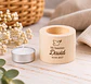 Vela aromática en cilindro de madera personalizado - Miniatura 2