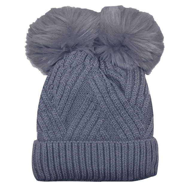 Gorro con doble Pompom