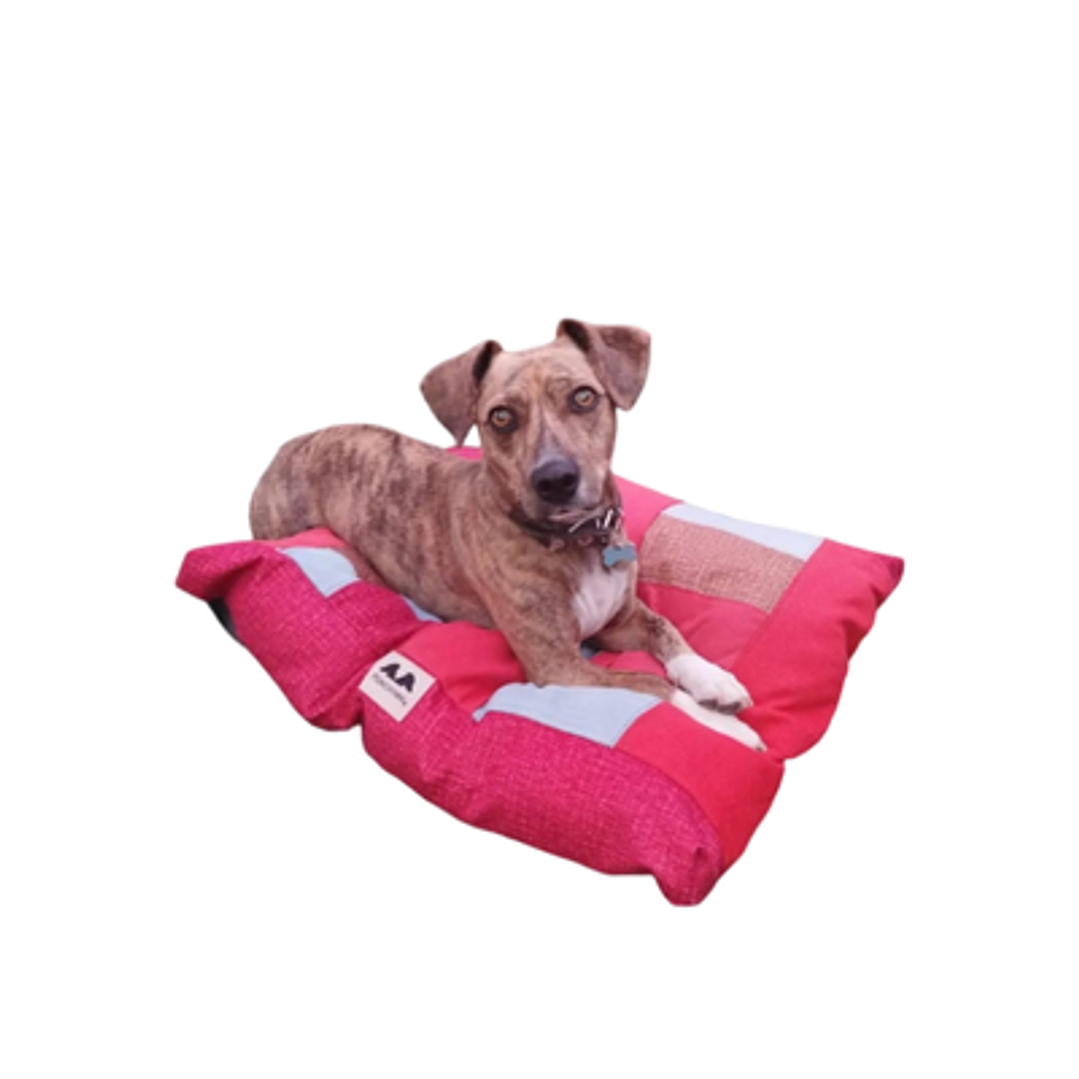 Cama Pet-Cojín Eco S-Rojo 1