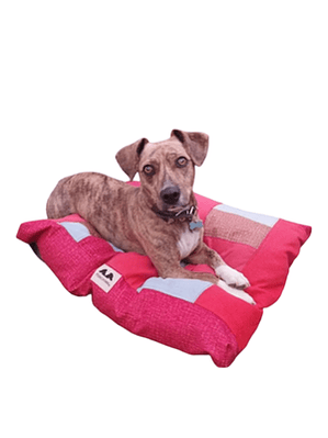 Cama Pet-Cojín Eco S-Rojo
