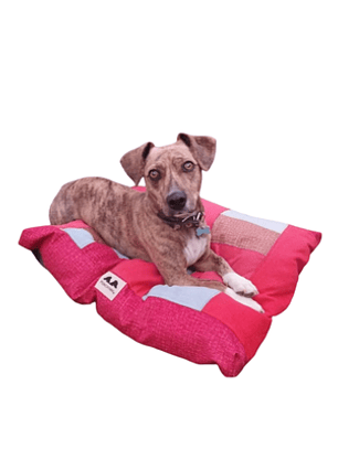 Cama Pet-Cojín Eco S-Rojo