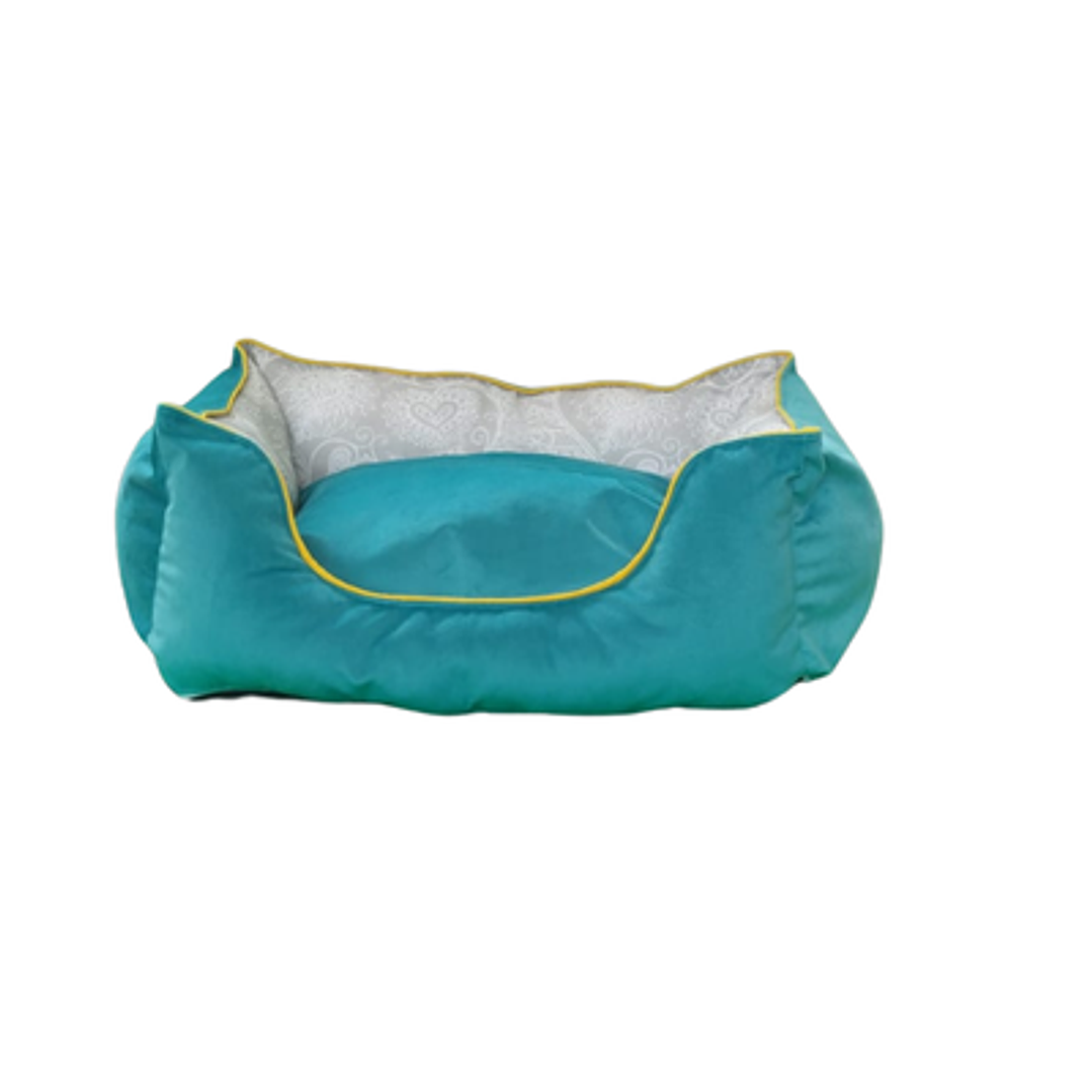 Cama Pet-Nido duo M (60x40 cm)-Turquesa 2