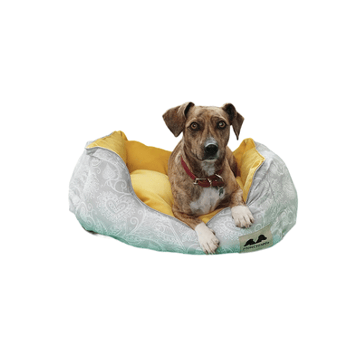 Cama Pet-Nido duo M (60x40 cm)-Amarillo 1