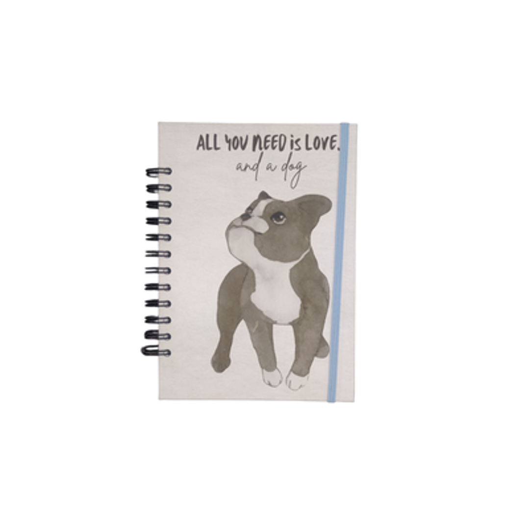 Libreta bulldog básica de apuntes-Hojas blancas A5 #01 1