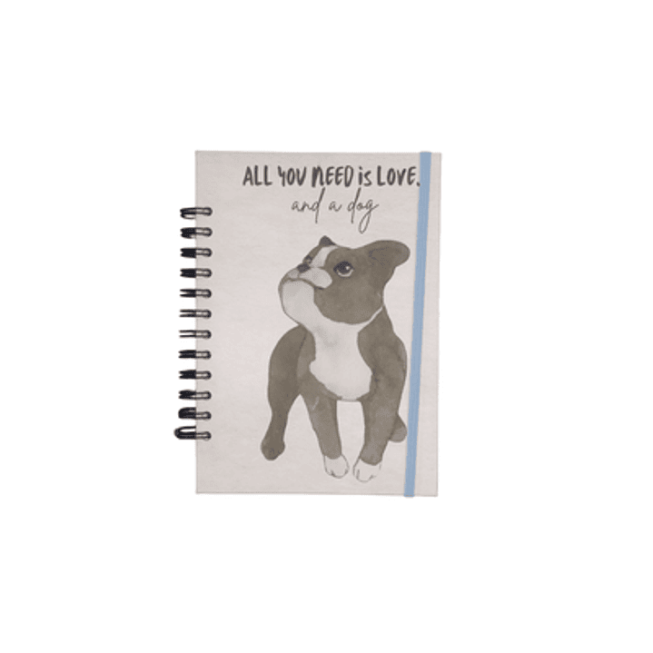 Libreta bulldog básica de apuntes-Hojas blancas A5 #01 1