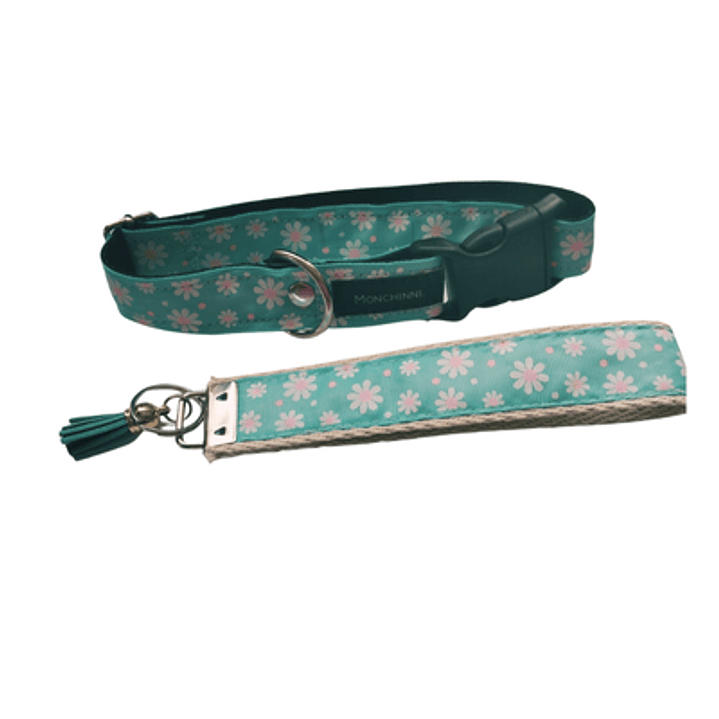 Conjunto Collar dog + llavero  M #01 1