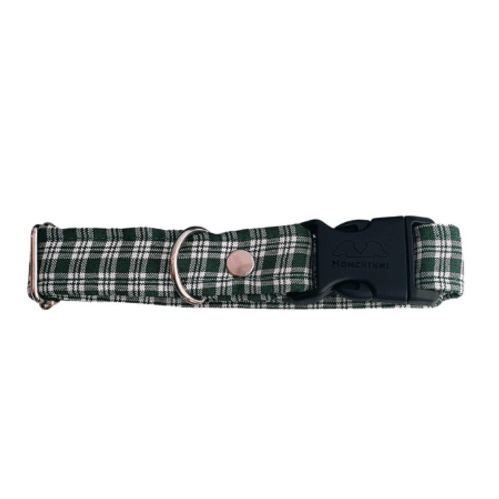 Collar dog- tartan Verde-(30cm-52cm/A.2.5cm) 1