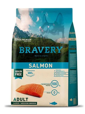 BRAVERY® Pet food-Salmón 12 Kg.