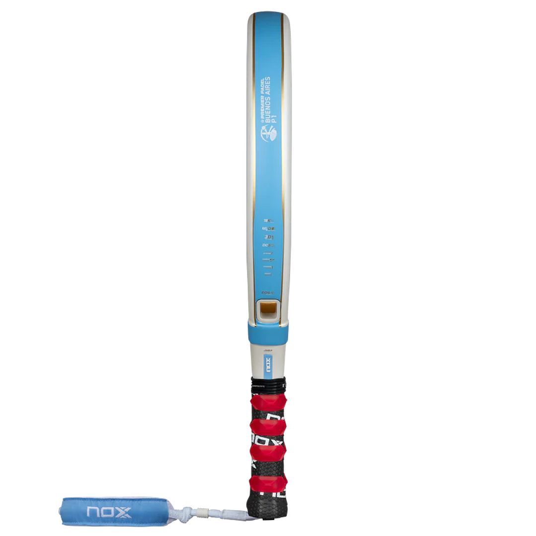 Pala Padel Nox AT10 Luxury Genius 18K Alum Buenos Aires Exclusive Edition 2026 + Overgrip + Protector + Llavero 4