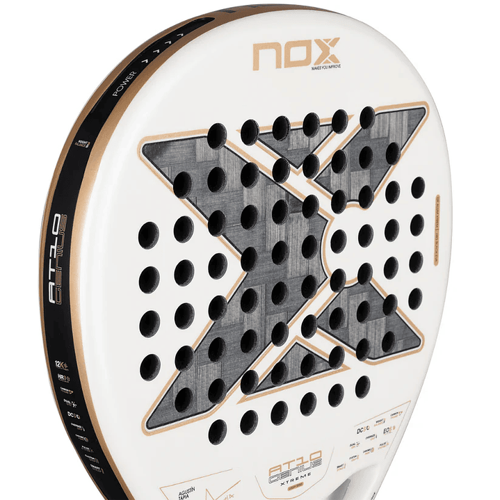 Pala de Padel Nox AT10 Genius 12K Alum XTREM 2026 16