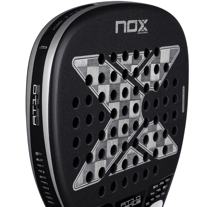 Pala de Padel Nox AT10 Genius Attack 18K Alum 2026  7