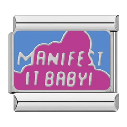 Manifest It Baby Charm