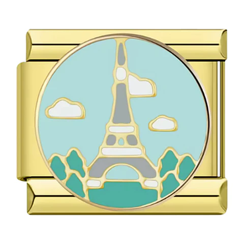 Blue Eiffel Tower Charm
