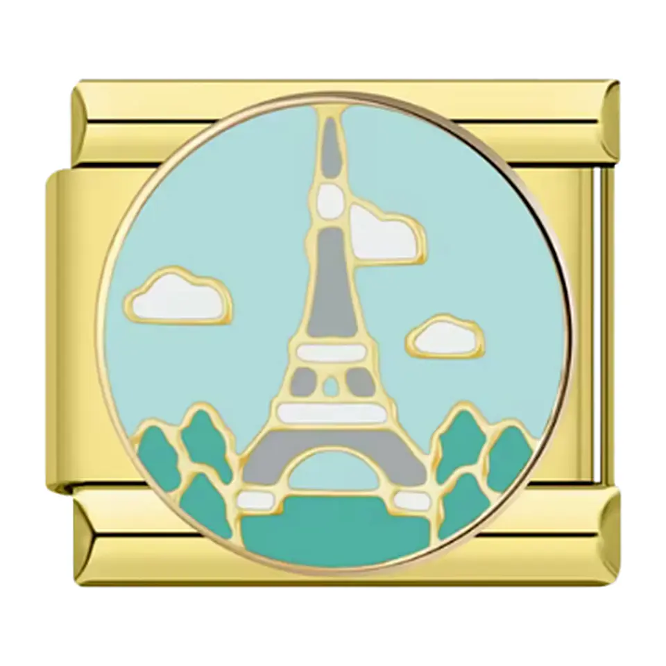 Blue Eiffel Tower Charm 1