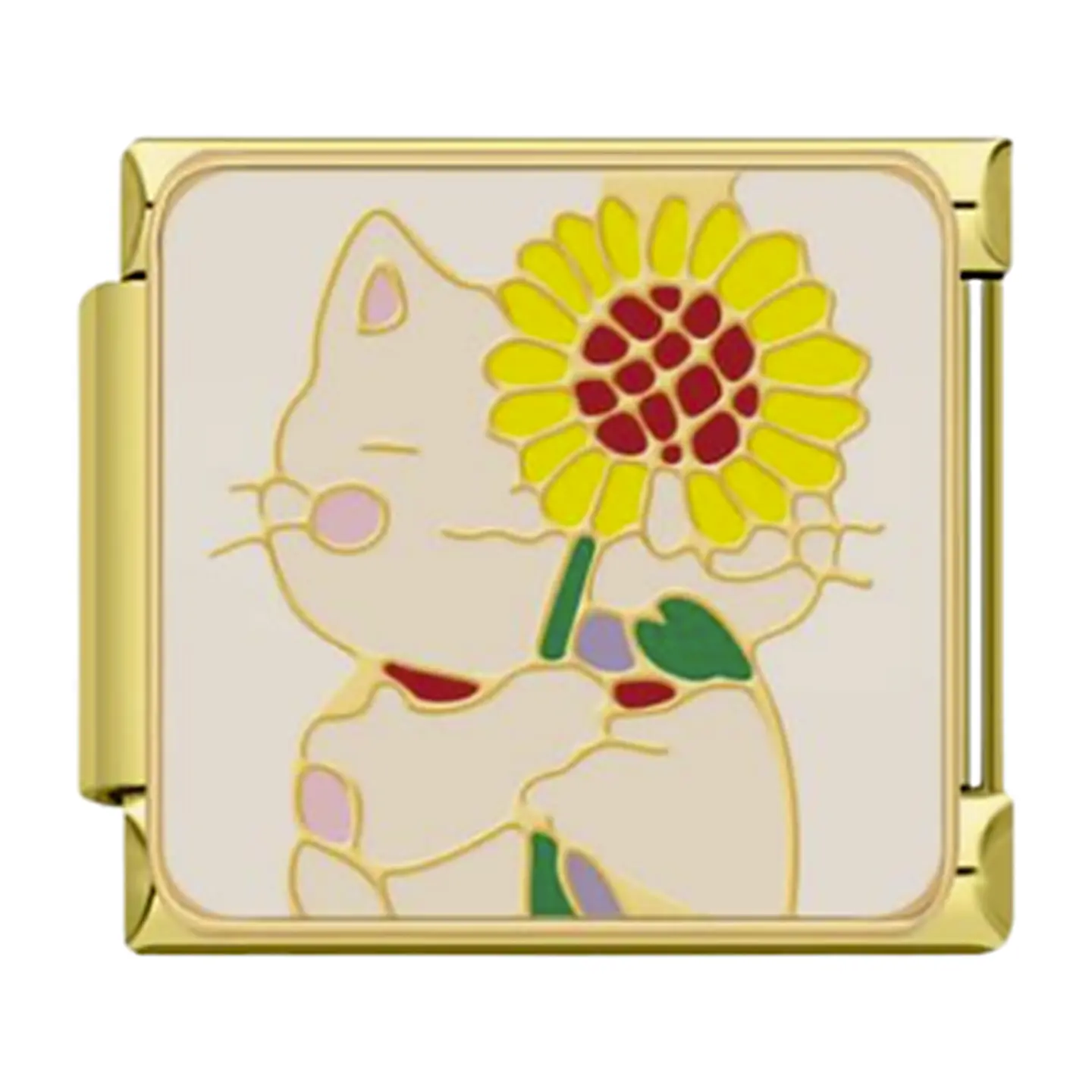 Flower Cat Charm 1