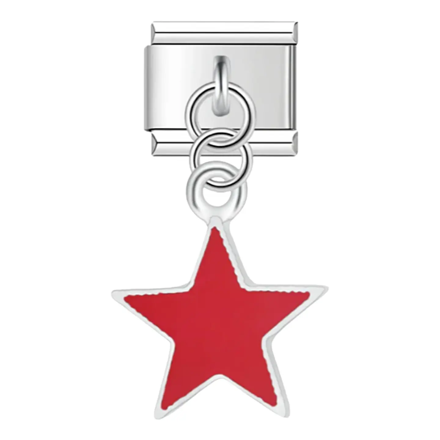 Red Star Pendant Charm 1