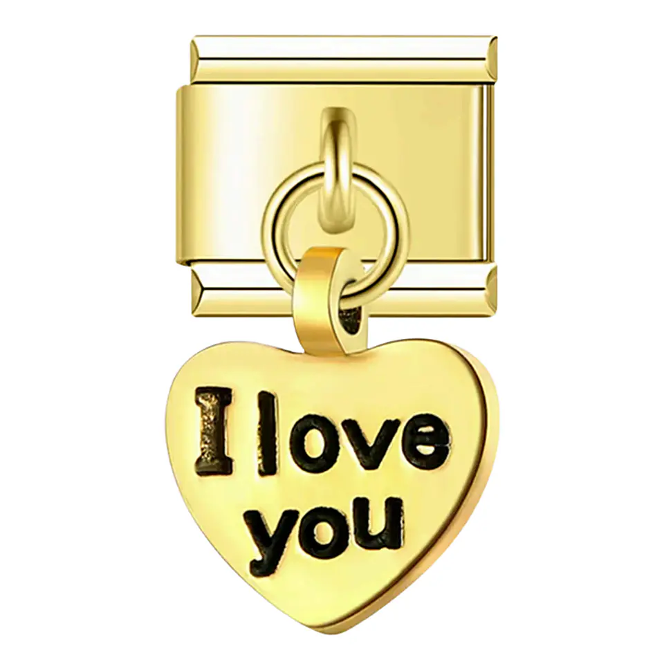I Love U Pendant Charm 1