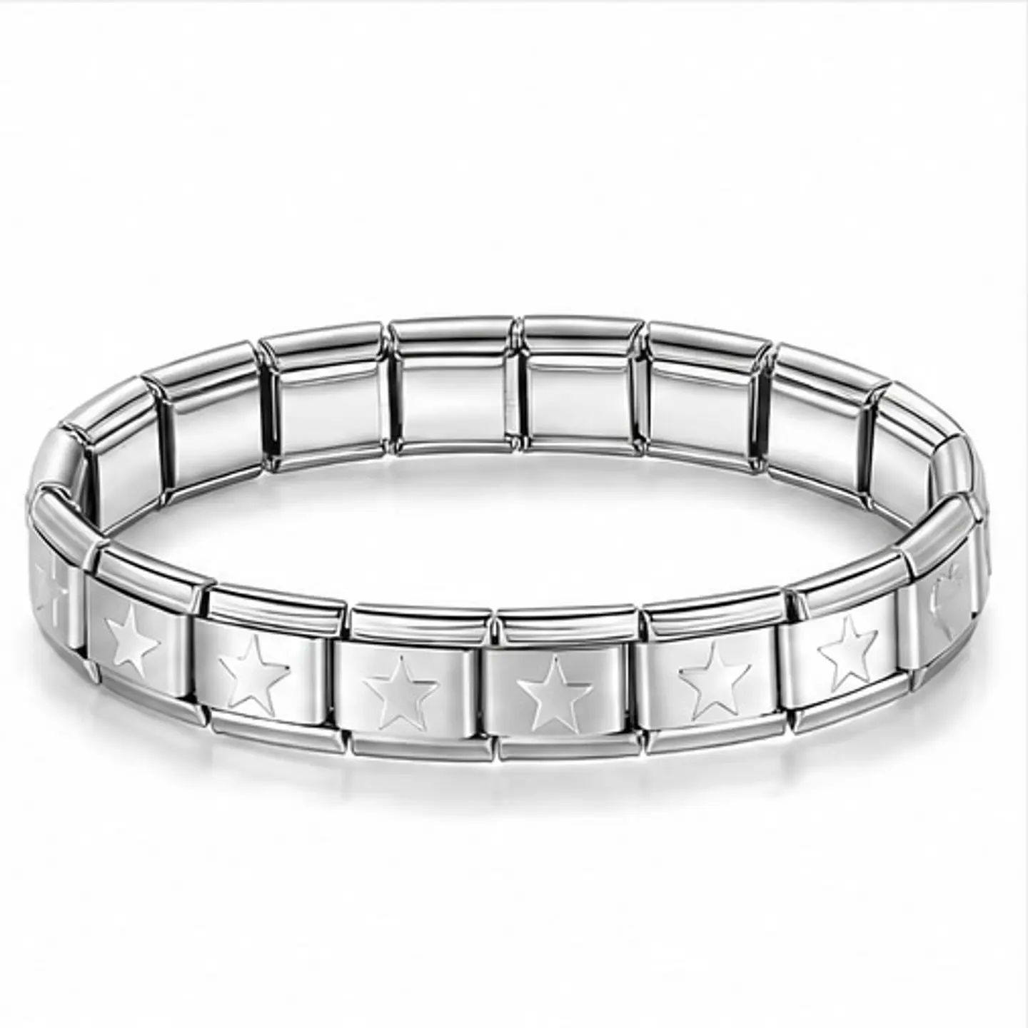Exclusive Bracelet de estrellas plateadas  1