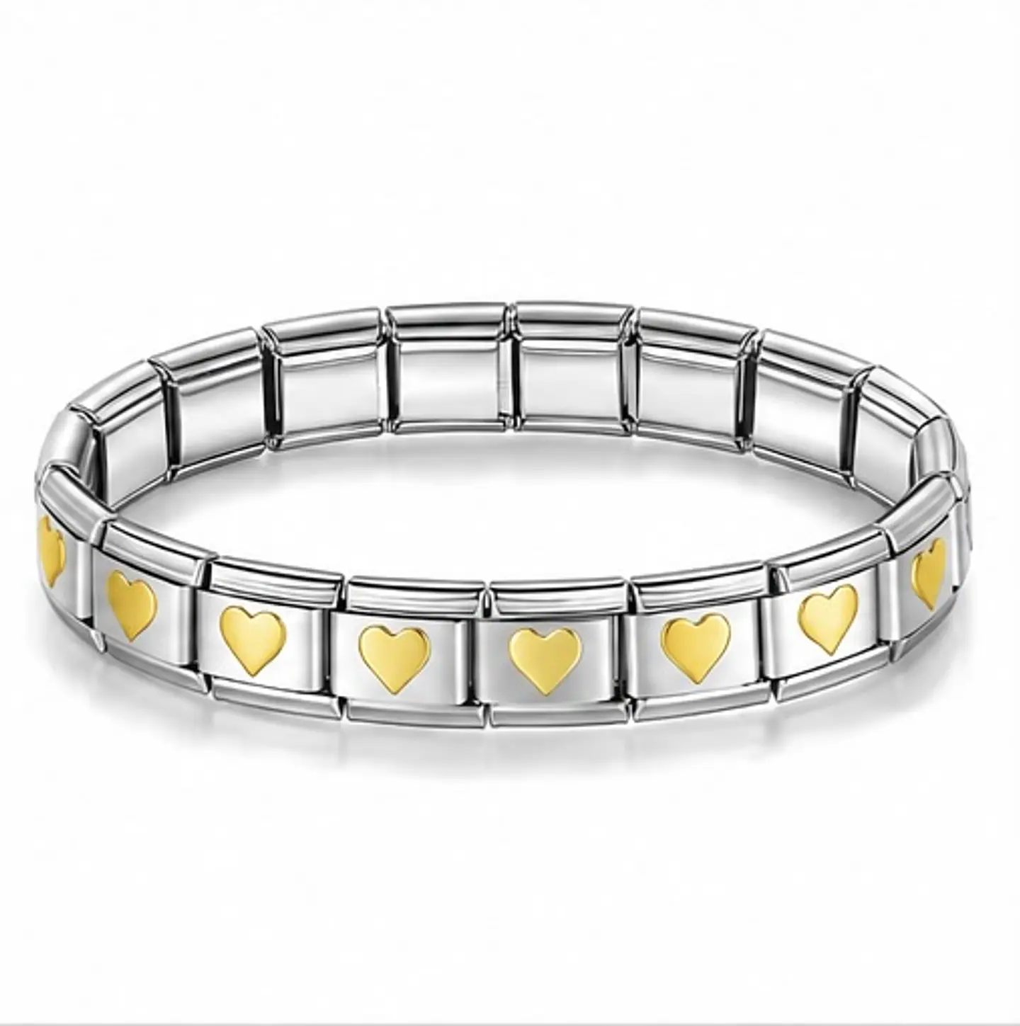 Exclusive Bracelet de corazones dorados 1
