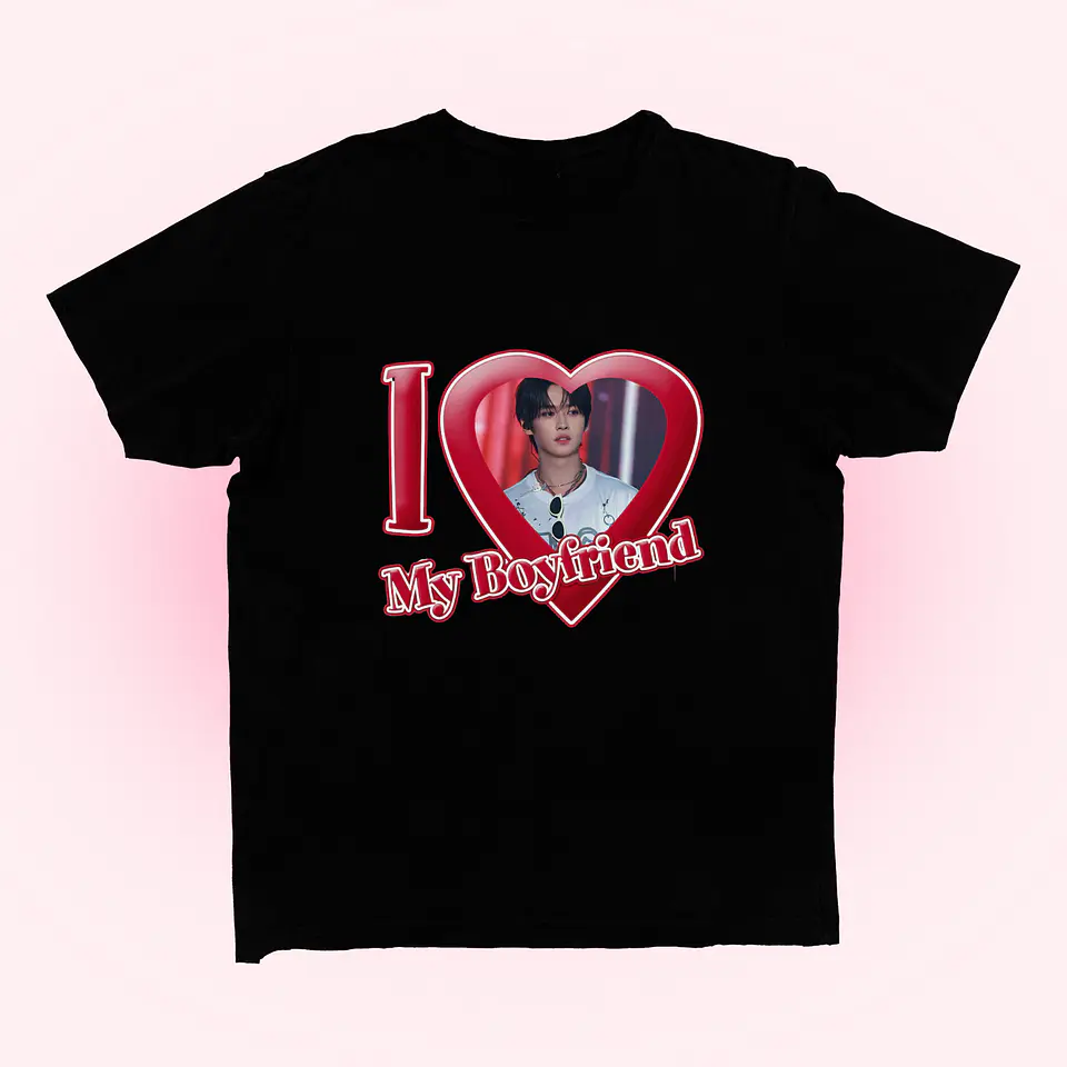 Polera I love my  Boyfriend  2
