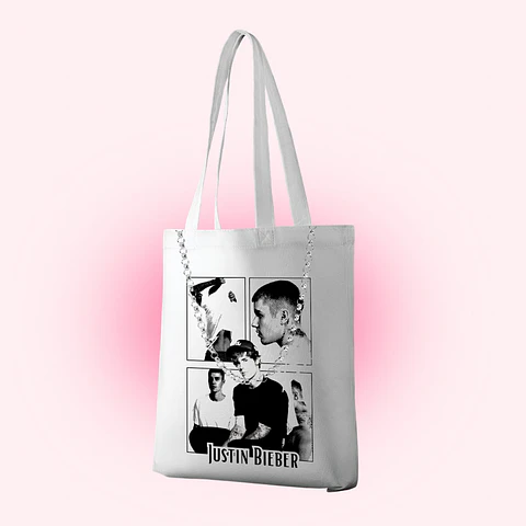 Bieber tote bag 