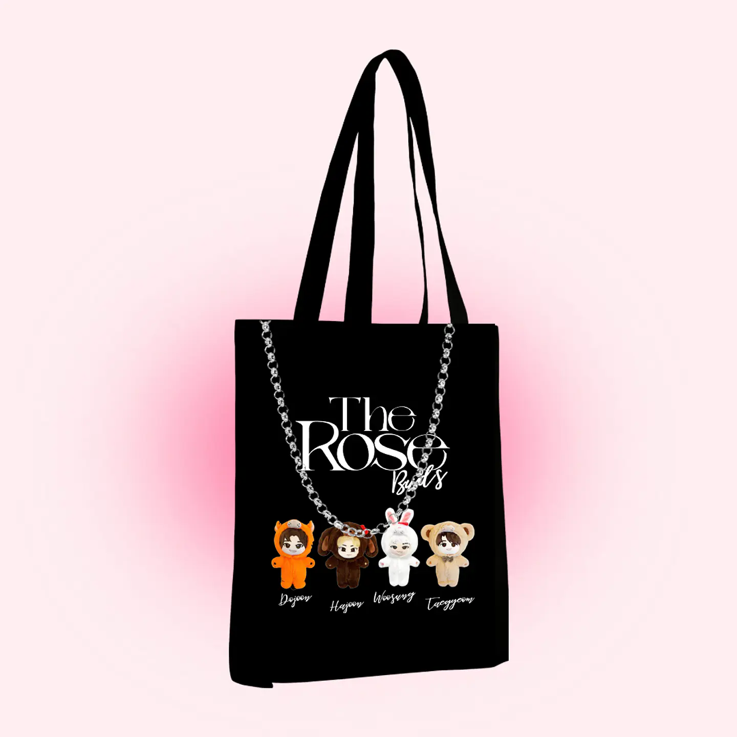 Tote bag rosebuds  1