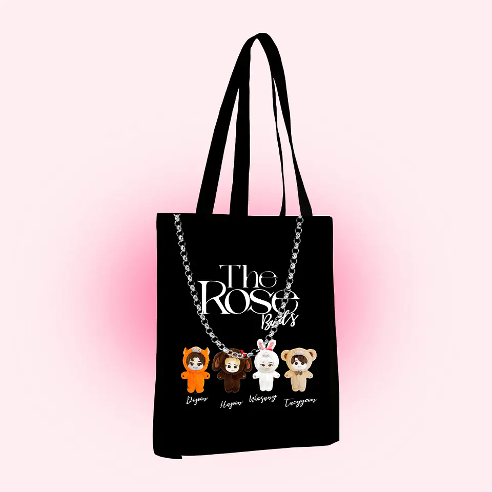 Tote bag rosebuds  1